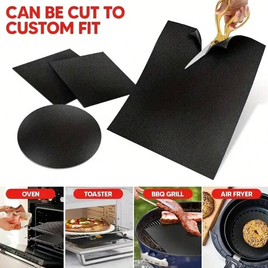 1pc HeavyDuty Non Stick Oven Mat, Easy To Clean, Suitable For Electric
