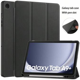 Apple Surfplattaskal Kompatibelt med Galaxy Tab A9 8.7 A9+Plus S7 S8 S9 11" S6 Lite 10.4" S7 FE S8+ S9+ S9FE+ 12.4" Mjukt TPU-skal med pennfack