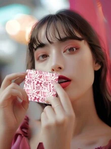 1 Gương trang điểm cầm tay Giáng sinh, Gương cầm tay siêu mỏng nhẹ có thể gập lại, Da PU màu bạc, Thép không gỉ, Khung mạ điện nano màu bạc sáng, Chi tiết tinh tế, Thích hợp cho nhiều cảnh, Mọi đám đông, Gương bỏ túi vuông có thể gập lại, Thiết kế họa tiết Giáng sinh độc đáo như Ông già Noel, Cây thông Noel, Tuần lộc, Kẹo, Người bánh gừng, Người tuyết - Nhiều màu - Xem 3