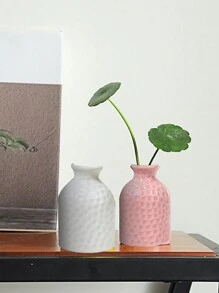 1 szt. Miniaturowy ceramiczny wazon na kwiaty, dekoracja biurka, mieści małe rośliny