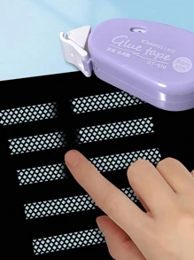 1 pieza/4 piezas/6 piezas 6 m*6 m Cinta adhesiva de doble cara Cinta de pegamento DIY Scrapbooking Collage Álbum de fotos Suministros escolares Cinta rodante