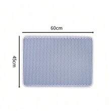 Double-Layer Honeycomb Design Cat Litter Mat, Non-Slip And Washable, Suitable For Pet Toilets And Litter Boxes - Multicolor - View 14