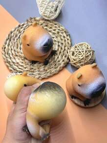 1pc/Card Capybara Squeezy Đồ chơi giải tỏa căng thẳng, Động vật dễ thương Squishy để giải tỏa căng thẳng, Đồ chơi giải tỏa căng thẳng cho người lớn mới - Nhiều màu - Xem 4