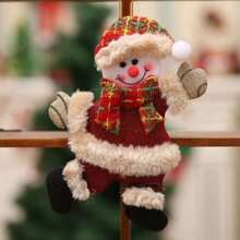 Đồ trang trí cây thông Noel, Đồ trang trí Giáng sinh, Phụ kiện cây thông Noel Búp bê Giáng sinh Ông già nhảy múa Người tuyết Hươu Gấu Búp bê vải Mặt dây chuyền nhỏ Quà tặng Mặt dây chuyền - Nhiều màu - Xem 17