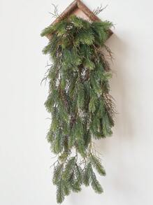 1pc Artificial Hanging Plants Pine Needles Branches Garland Green Plants Pine Needles,Fake Greenery Plants For DIY Garland Wreath Wall Decor Embellishing And Home Garden Decoration, Table Decoration,Centerpieces,Artificial Flowers,Plastic Flowers, Valentine's Day, Gift Gifts Birthday Graduation