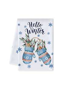 1 件装圣诞厨房洗碗巾，带圣诞树和汽车装饰，洗碗巾，浴室手巾，圣诞厨房和客厅装饰毛巾 15.75 * 23.62 英寸 - 1 Pcs - 查看 18