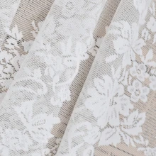 1pc Double Ruffle Curtain Rod Pocket Curtain, Country Style Embroidered Sheer Half Curtain, No Need Drilling, For Bedroom, Kitchen, Bathroom - White - View 7