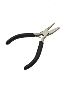 1pc Professional Round Concave Pliers For Jewelry Making - Mini Precision Wire Looping & Bending Tool, Ideal DIY Hand Tool For Craft Hobbyists