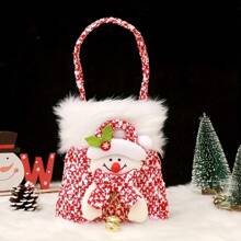 圣诞礼品袋、平安夜礼品袋、糖果袋、圣诞苹果袋包装手提袋、圣诞装饰品 - 彩色 - 查看 5