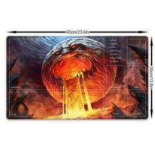 Chaos Orb Trading Card Game MTG Playmat TCG CCG Mat Free Bag - Multicolor - View 4