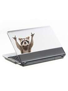 1pc/conjunto engraçado guaxinim bonito adesivo de carro, laptop notebook parede janela pára-choques à prova d'água vinil decorativo decalque - Multicolorido - Ver 6