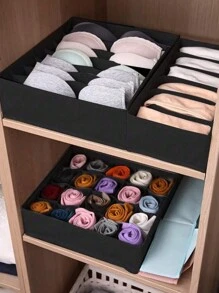 1 szt. Pudełko do przechowywania bielizny z wieloma kratkami Dekoracje jesienne Dekoracje festiwalowe Dekoracje pokoju Dekoracje domowe Dekoracje jesienne Dekoracje sypialni