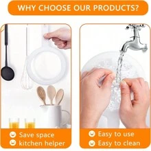 1 件装豆浆过滤器过滤筛，带手柄豆浆过滤器，细网家用榨汁机分离过滤器，适用于豆浆、咖啡、牛奶、酸奶、果汁、茶叶过滤器、蜂蜜、葡萄酒 - 彩色 - 查看 11