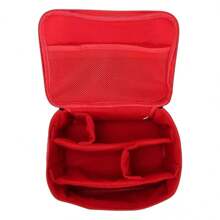 可爱 Switch 便携包适用于 Switch/Lite/OLED，便携式软壳防水保护存储旅行便携包牛津斜挎包适用于 NS SD 控制台底座 JoyCons 配件，蓝色和红色 - 紅藍色 - 查看 6