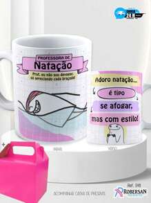 Porcelain Mugs Swimming Teacher Swimmer Swimmer Professor Flork Different Personalized Coffee Ceramics