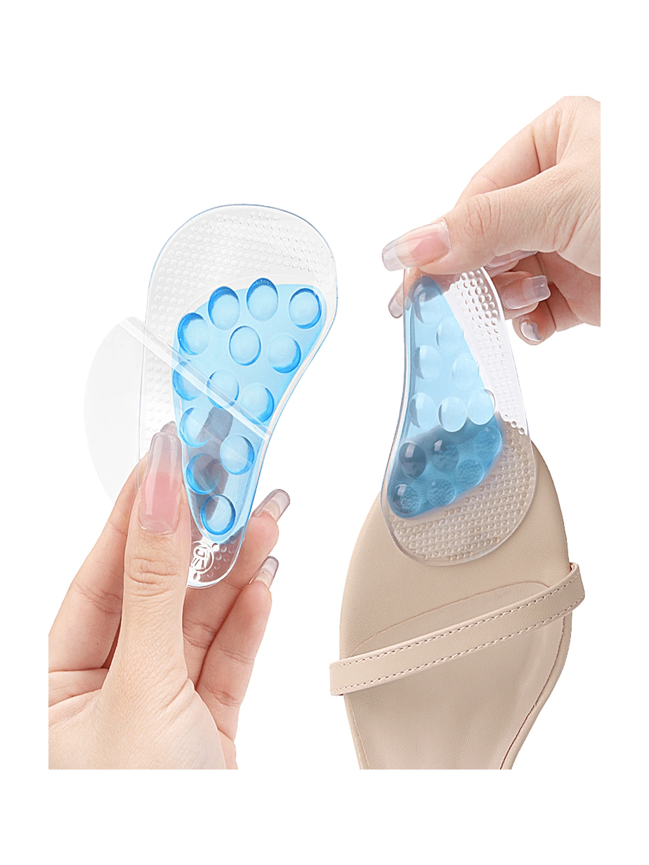 Gel Arch Support Cushions For Men & Women, Shoe Insoles For Flat Feet