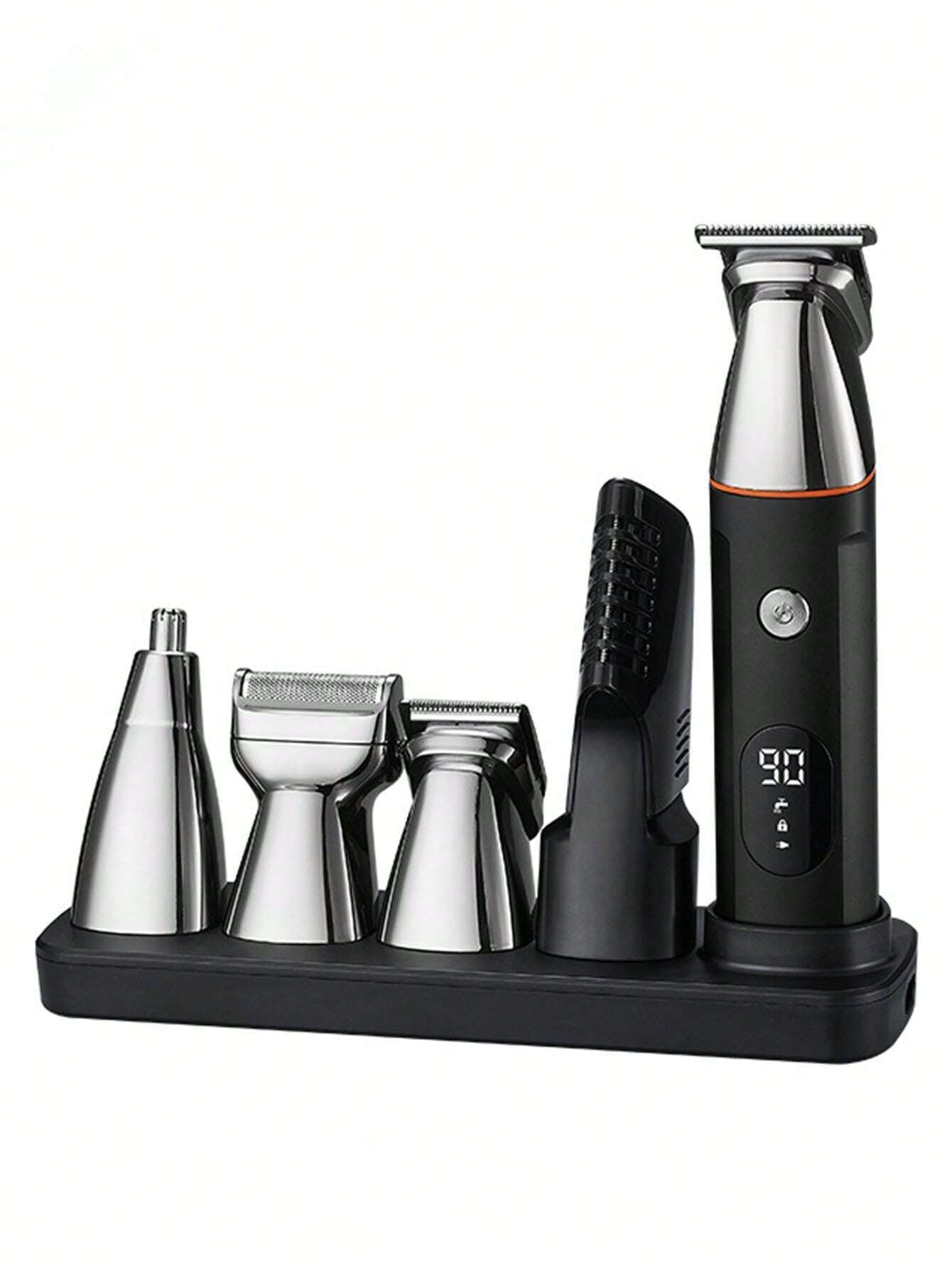 5In1 Cordless Precision Kit For Mustache,AllInOne Men's Beard