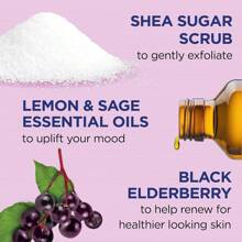 19 Oz Dr Teal's Shea Sugar Body Scrub, Black Elderberry With Essential Oils, Gentle Exfoliation And Moisturizing Shea Butter - Dusty Pink - View 9