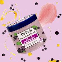 19 Oz Dr Teal's Shea Sugar Body Scrub, Black Elderberry With Essential Oils, Gentle Exfoliation And Moisturizing Shea Butter - Dusty Pink - View 5