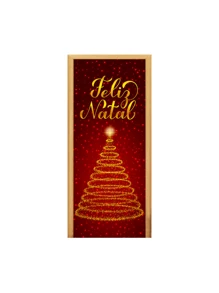 Christmas Decoration Door Cover Sublimated Fabric 0.85x2.10 - FCP-226 - View 2