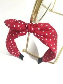 1pc Retro Minimalist Bow Headband For Women, New Headpiece, Versatile Korean Style Hair Accessory, Boho Elegant ,Hair Hoop Hairband For Women Head Accessories - Multicolor - View 9