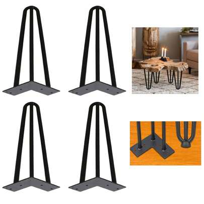 Jiubiaz 4 piezas/ 8 piezas/ 12 piezas Patas de horquilla para protección de suelo de escritorio/muebles, patas de mesa de patas de horquilla intercambiables, oferta del