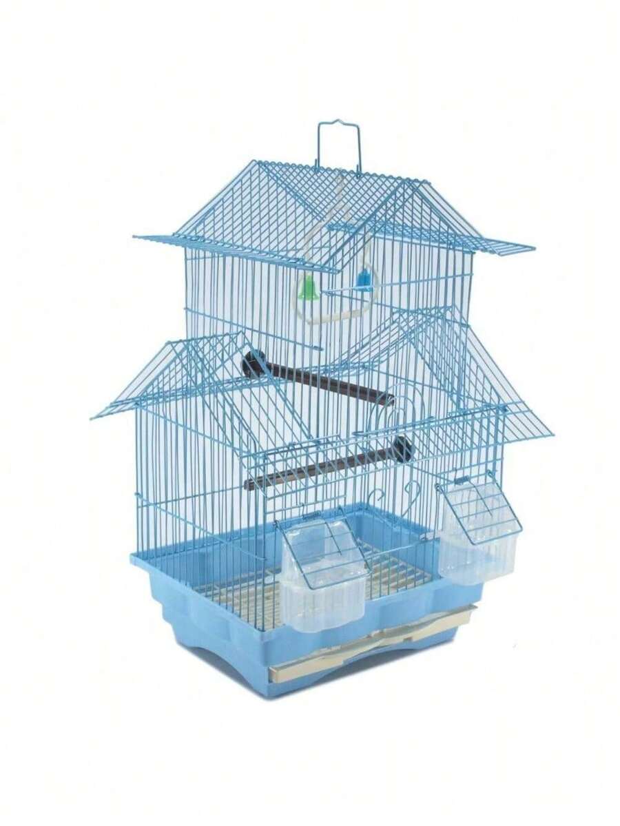 Parakeet Wire Bird Cage For 1 Or 2 Birds Perfect Bird Travel Cage And