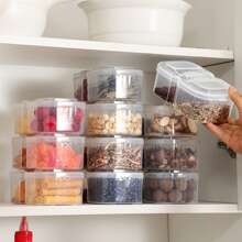 5pcs Multi-Purpose Cheese Food Sealed Containers With Lids, Refrigerator Cheese Slice, Fruit & Garlic Storage Boxes