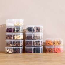 5pcs Multi-Purpose Cheese Food Sealed Containers With Lids, Refrigerator Cheese Slice, Fruit & Garlic Storage Boxes