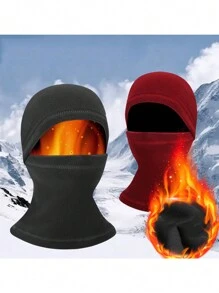 Ski Mask Full Face Cover Winter Warm Fleece Balaclava Face Mask, Soft Winter Ski Mask For Men Women Cold Weather - A - View 1