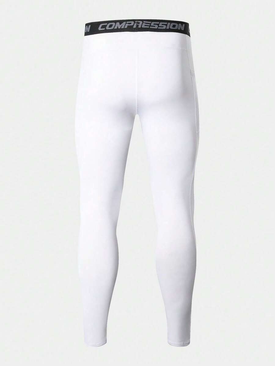 Men's Tight Compression Pants, High Elasticity Quick Dry Fabric