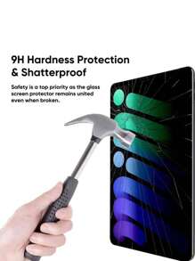 1pc Compatible With Ipad Screen Protector Multi-Angle Anti-Peep Film 2.5D Curved Edge Film Compatible With Ipad Air1/2 9.7 Inch 2017-2018 9.7 Inch Ipad 7th 8th 9th 10.2 Inch Air4/5 10.9 Inch Pro11 Inch Ipad 10th 2022 New 10.9 Inch, Bringing You Better Privacy Protection - Privacy Protection - View 4