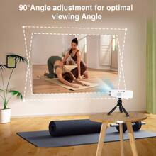 BDQ Mini Projector ,Electric Focusing Upgraded 1080P HD Projector, 800Lm Portable Projector With Tripod, Movie Projector Compatible With Android/IOS/Windows/AC/HD/USB - View 5