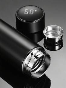 1 bình nước cách nhiệt chân không hai lớp, cốc du lịch bằng thép không gỉ hình xe thể thao, chống rò rỉ, giữ lạnh/nóng trong 12 giờ - Nhiều màu - Xem 4