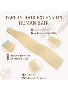 Kercsityn Ekstensi Rambut Tape In Rambut Manusia 10-24 Inci Warna Piano Rambut Lurus Halus Remy Rambut Manusia Tanpa Sambungan Ekstensi Rambut Tape In Kulit 20 Pcs - S613 - View 3