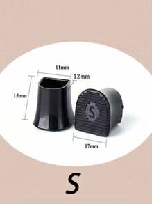 1 Pair Of High Heels Anti-Rattle Muffler Muffler Heel Wear Repair Replacement Resistant Protective Cover Wear-Resistant Mute Heel Cover