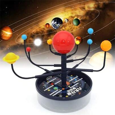 1 套太阳系 9 大行星模型科学套件 DIY 组装玩具，制作 DIY 组装玩具、派对玩具和太阳系模型、玩具、太阳系、科学、玩具、科学、太阳系