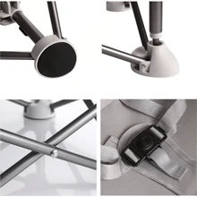 NetHong Baby Chair Foldable Infant Feeding Toddler Table Chair Portable Seat - Grey - View 9