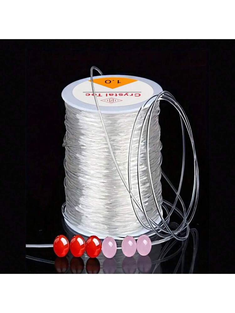 Filo di cordoncino per perline in nylon trasparente non elasticizzato in cristallo di plastica per gioielli Collana fai da te Bracciale che produce filo trasparente per lenza da pesca - Italia