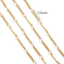 1 m Chaîne de bijoux style Ins en acier inoxydable 304 plaqué or 18 carats. Accessoires de bijouterie DIY pour bracelets et colliers
