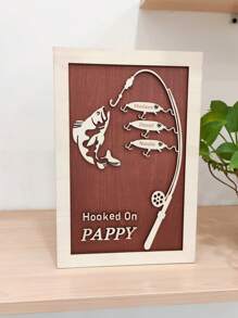 Đồ trang trí bằng gỗ thủ công khắc nhiều tên tùy chỉnh, Quà tặng Lễ Tạ ơn/Ngày của Mẹ/Giáng sinh, Đồ trang trí nhà ấm áp, Đồ trang trí không khí lễ hội, Đồ trang trí tiệc, Đồ trang trí máy tính để bàn, Đồ trang trí phòng học - Màu gỗ - Xem 6