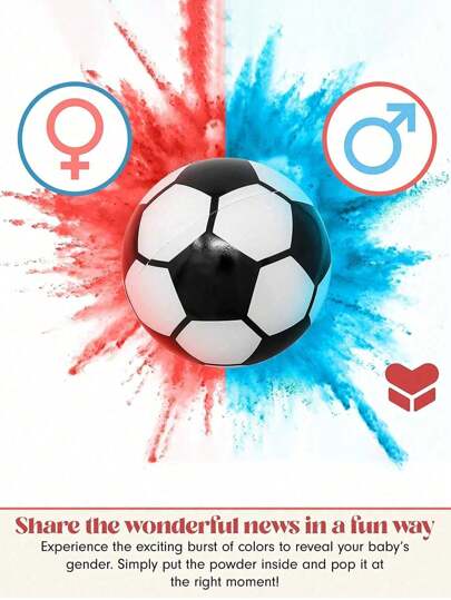 2 件/3 件趣味性别揭示足球派对游戏玩具，性别揭示产品
