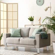 Jiubiaz 4 Stücke/8 Stücke/12 Stücke Möbelfüße Kommode Füße Schranktüren Füße verstellbare Füße Sofa Füße Küchen Aluminium - 4 Stück - Übersicht 8