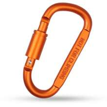 Khóa leo núi loại D chất lượng cao 8CM có khóa, Khóa đai ốc treo nhanh, Khóa ba lô bằng hợp kim nhôm - nhiều màu - Xem 10