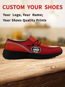 1 Pair Tampa Bay Baseball Name Custom Loafer Shoes, Personalized Name Loafer Shoes, Custom Name Thick Sole Loafers Of E-TPU, Personalized Loafer Shoes, Name Loafers, Personalized Loafer Shoes For Women - Black - View 2