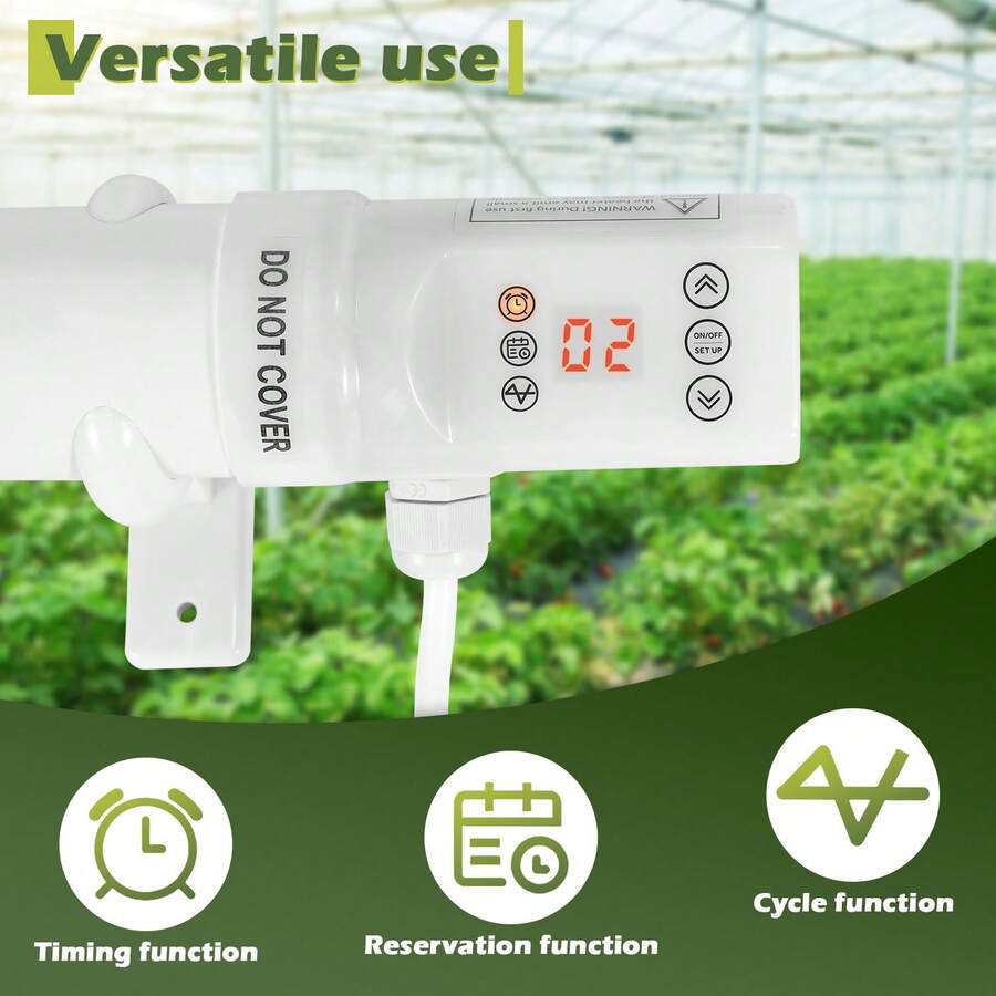 Jiubiaz Calefacción de invernadero Calefacción eléctrica con varilla