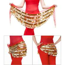 288 Coins 5 Layers Of Copper Gong Belt Belly Dance Costume Belt Wrap Belt Belly Dance Belt