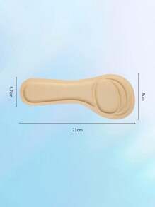 1 Pair Women Foam Self-Adhesive 3/4 Shoe Inserts, Sweat-Absorbent, Non-Slip For High Heels & Sandals, Trim-To-Fit, All Season