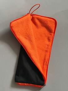 Borsa portaombrello di colore unito, borsa portaombrello portatile e impermeabile, realizzata in tessuto resistente all'abrasione, con panno assorbente, accessori per la scuola, organizer per studenti universitari, pratica per il viaggio e lo stoccaggio