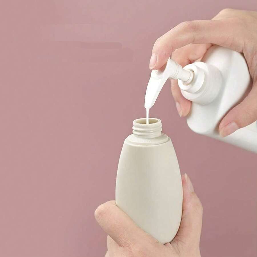 3pcs Silicone Travel Bottles LeakProof Refillable Squeezable